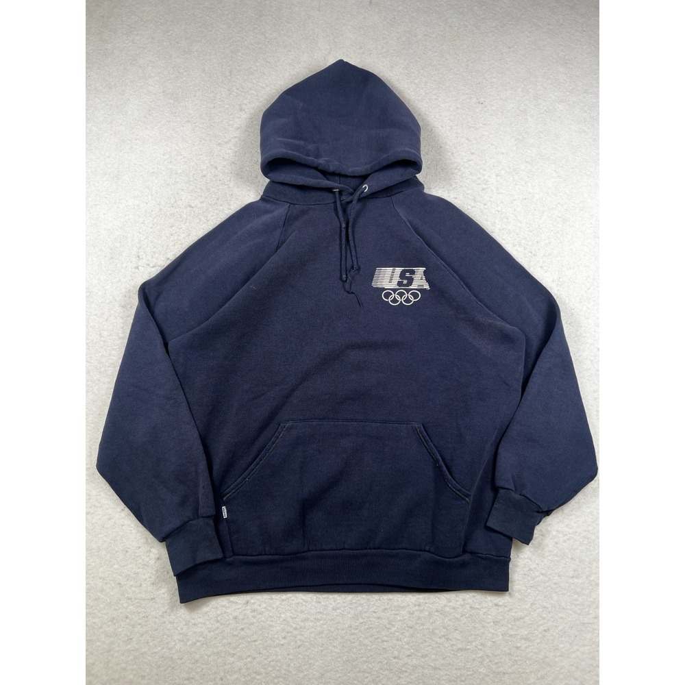 Vintage 1984 Levi's USA Los Angeles Olympics Raglan Sleeve Hoodie Kangaroo